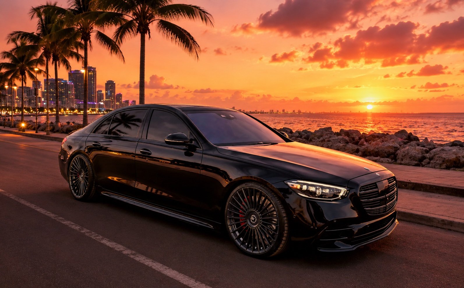 Mercedes S-Class Miami luxury chauffeur