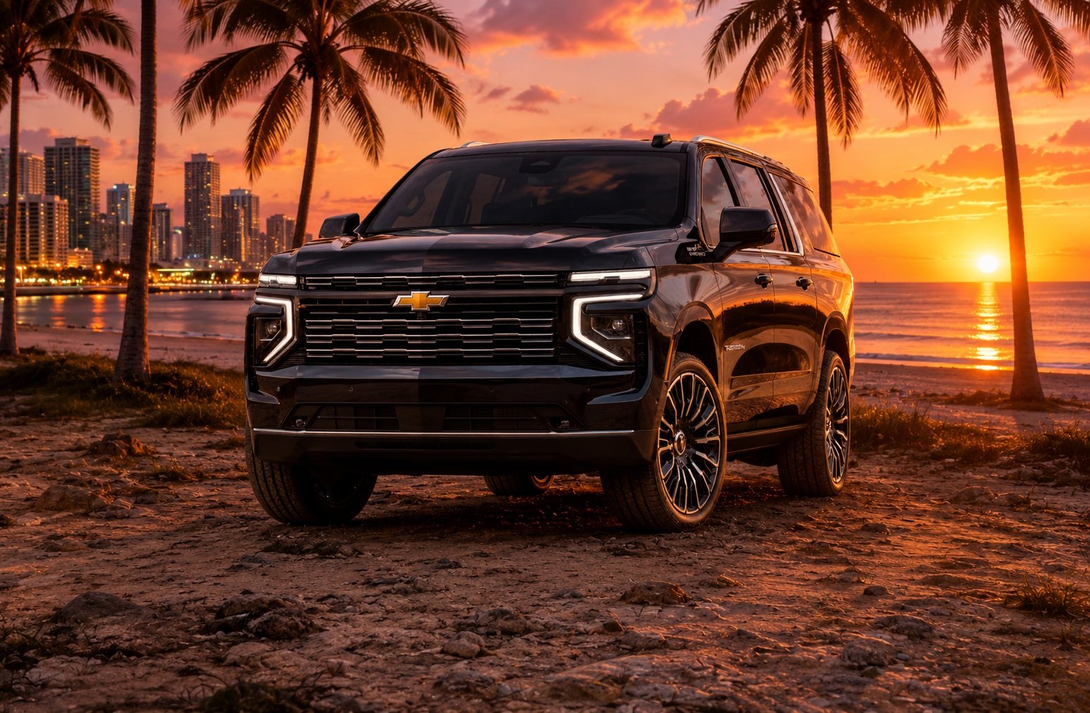 Chevy Suburban Miami luxury chauffeur